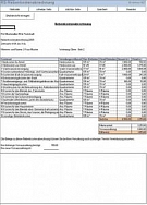 Excel-Vorlage / Tool für Nebenkostenabrechnung einer Immobilie